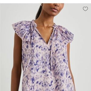 Rails Karysa Elegant Purple and Cream Women's Top